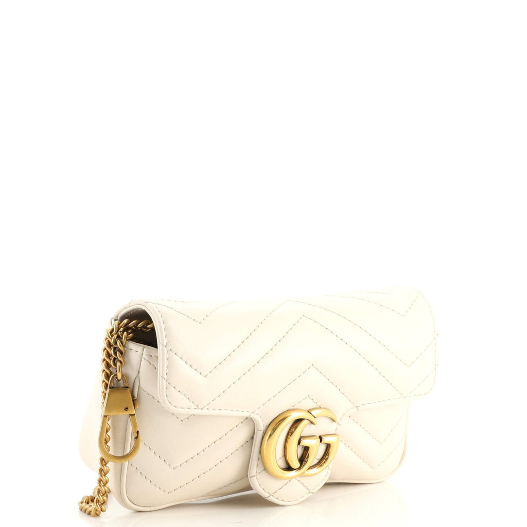 GG Marmont Flap Bag Matelasse Leather Super Mini