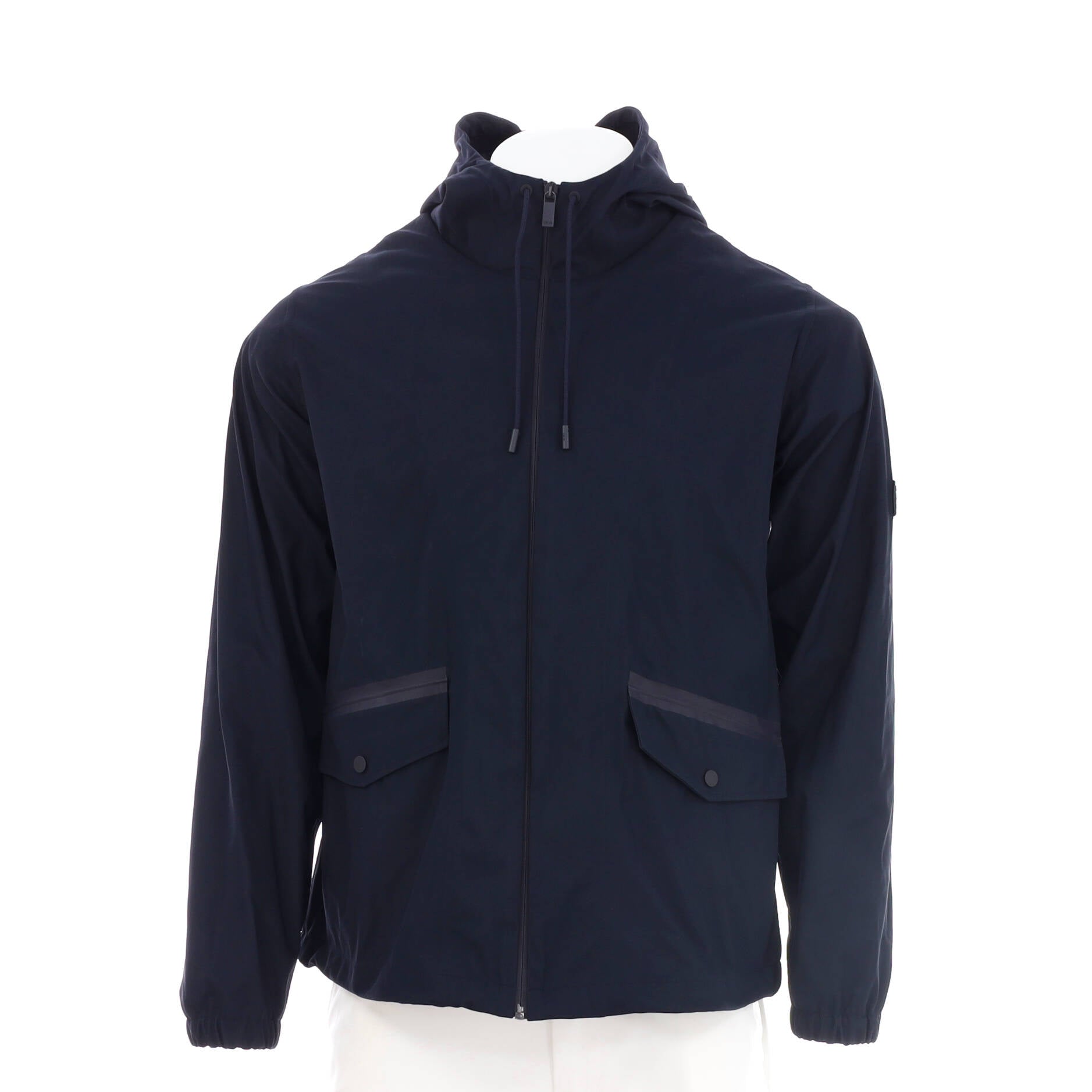 Men's Sorayama Zip Up Hooded Jacket Polyester Blend