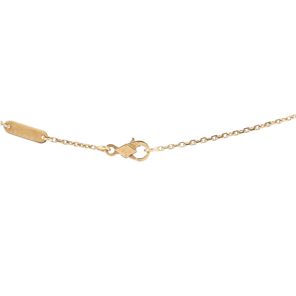 Frivole Pendant Necklace 18K Yellow Gold with Diamonds Large