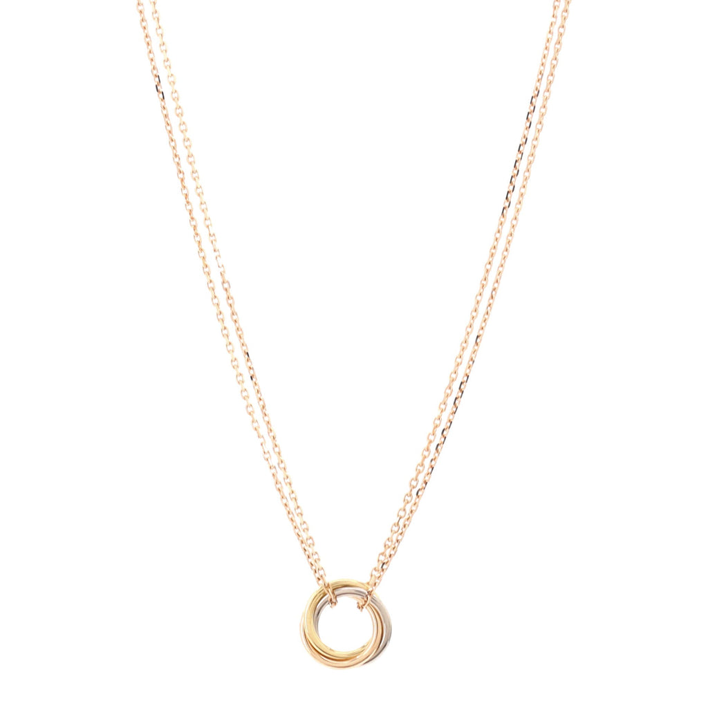 Trinity Choker Necklace 18K Tricolor Gold