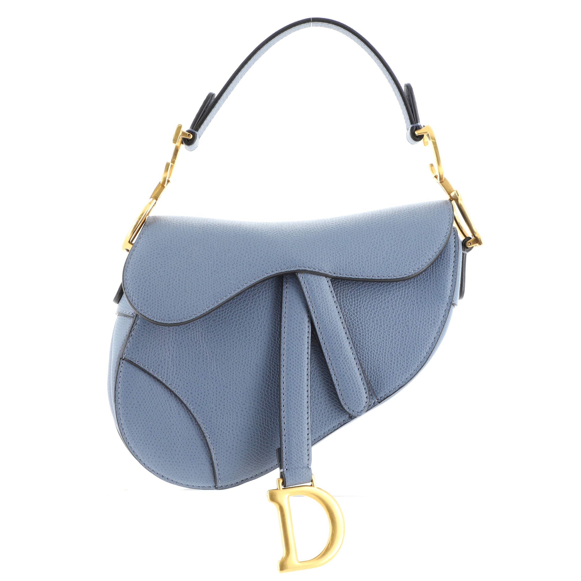 Saddle Handbag Leather Mini