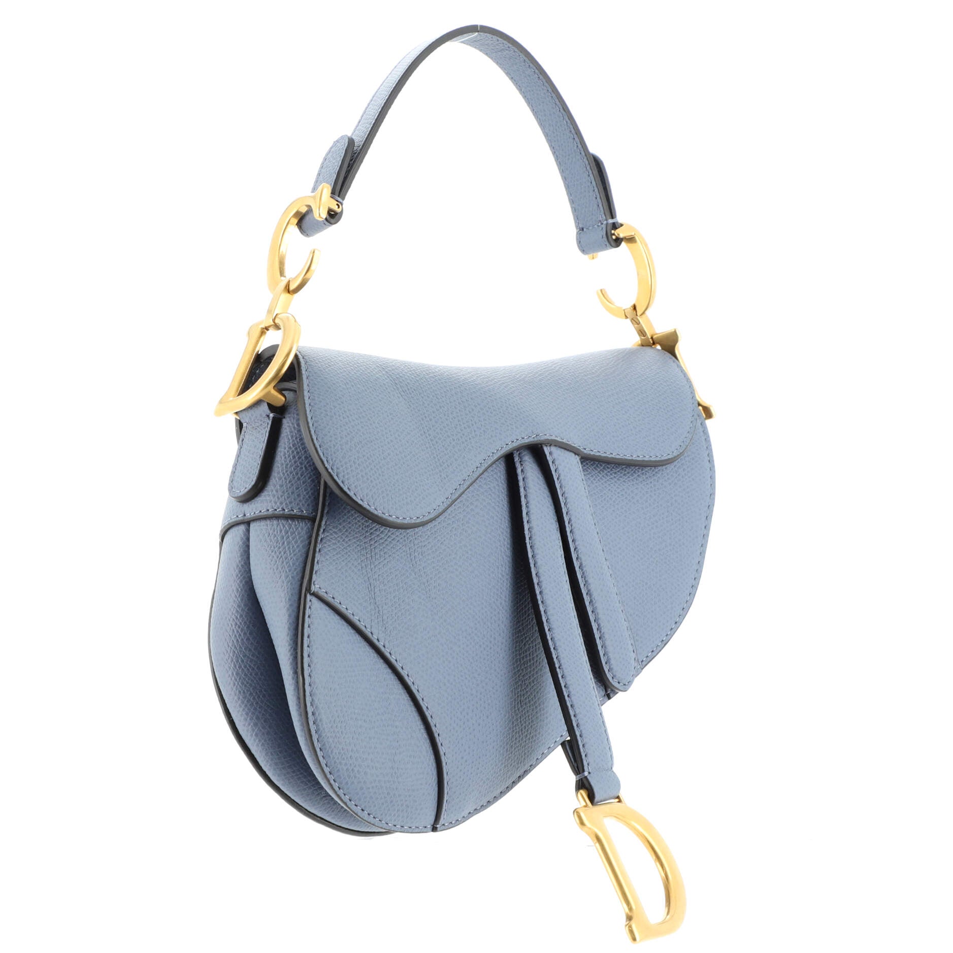 Saddle Handbag Leather Mini