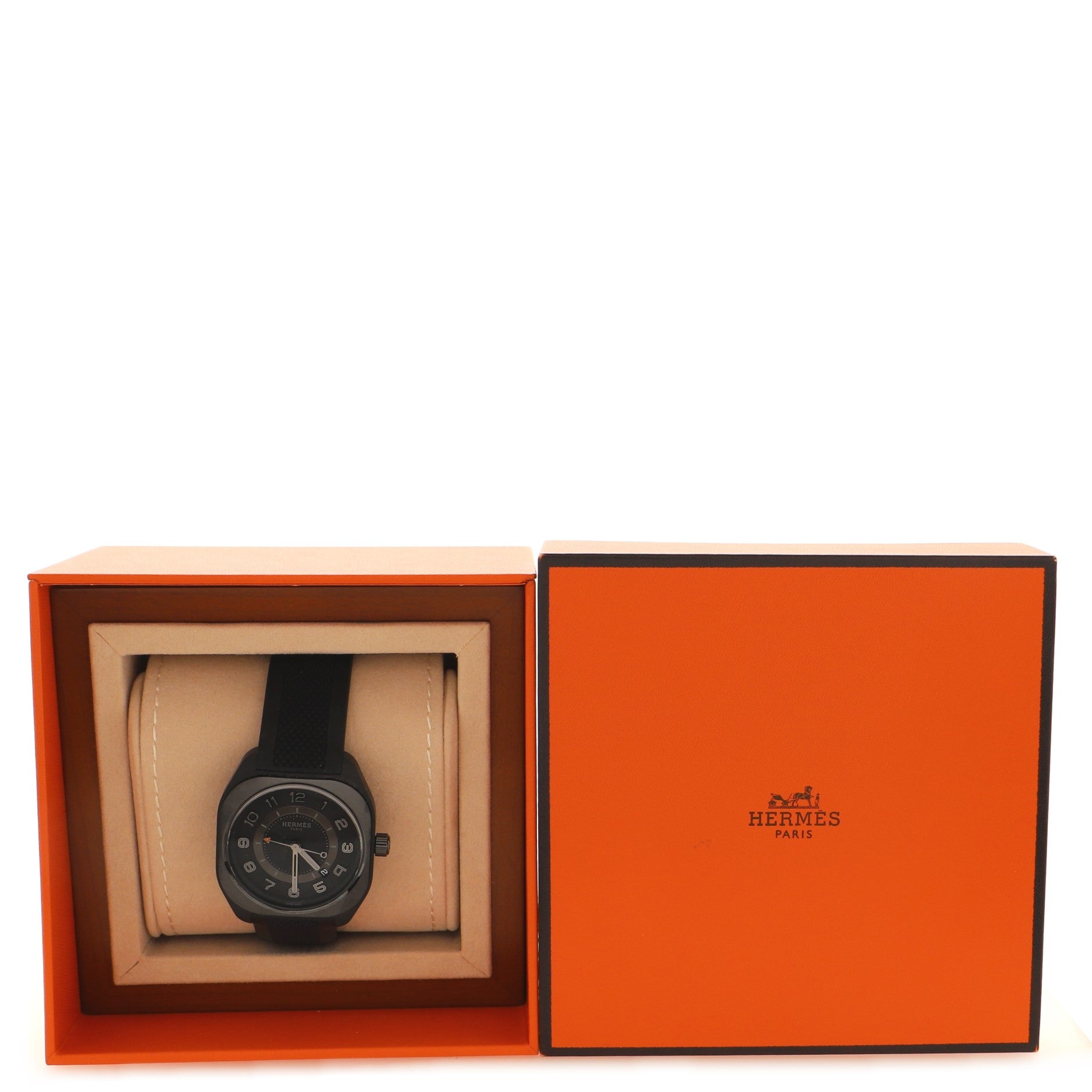 H08 Automatic Watch DLC Titanium and Rubber 39