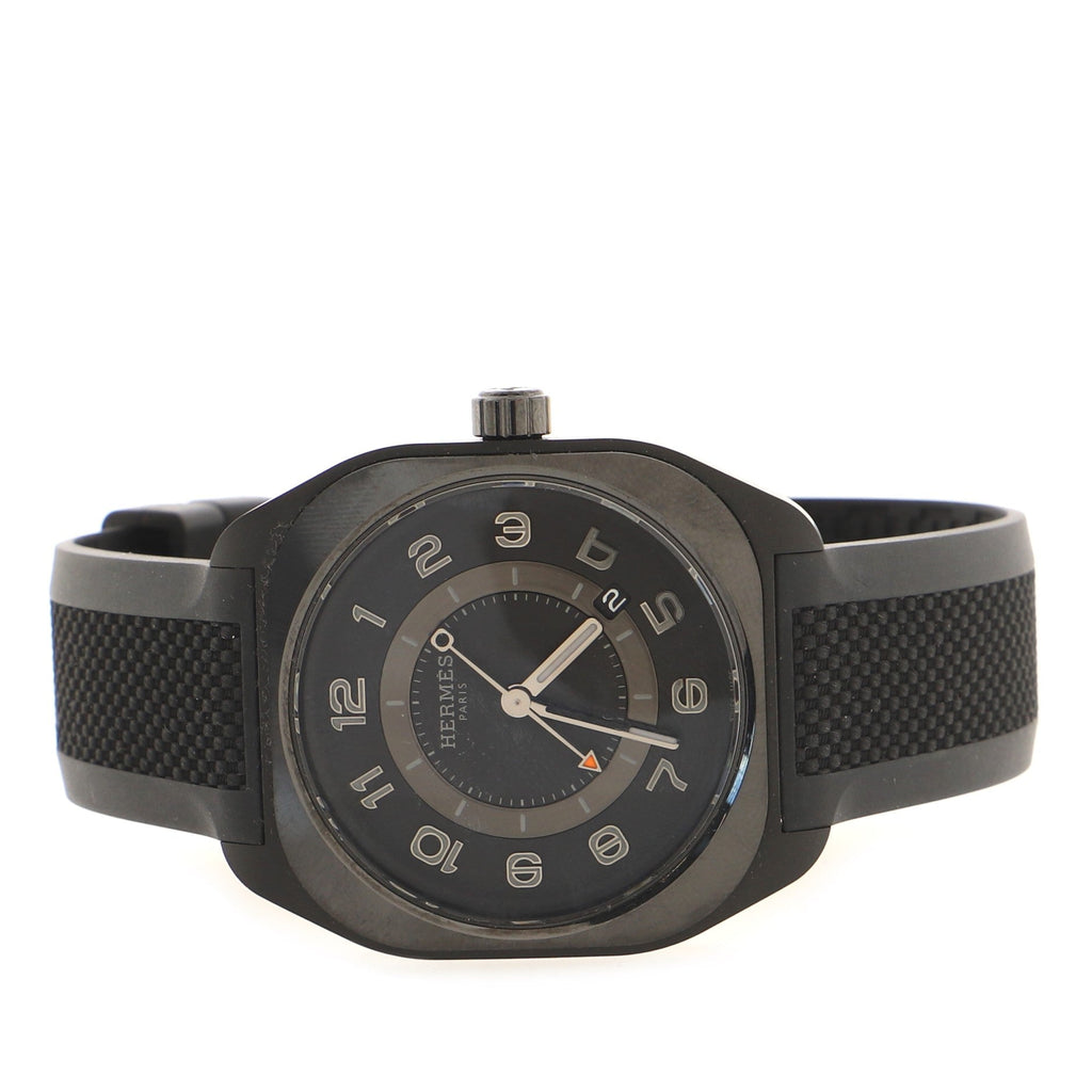 H08 Automatic Watch DLC Titanium and Rubber 39
