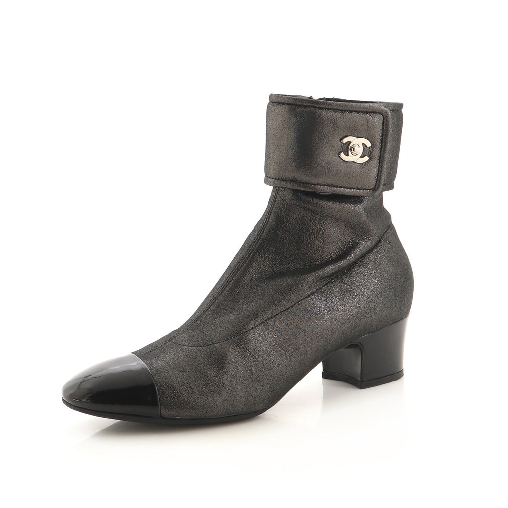 Women's CC Turnlock Ankle Boots Leather