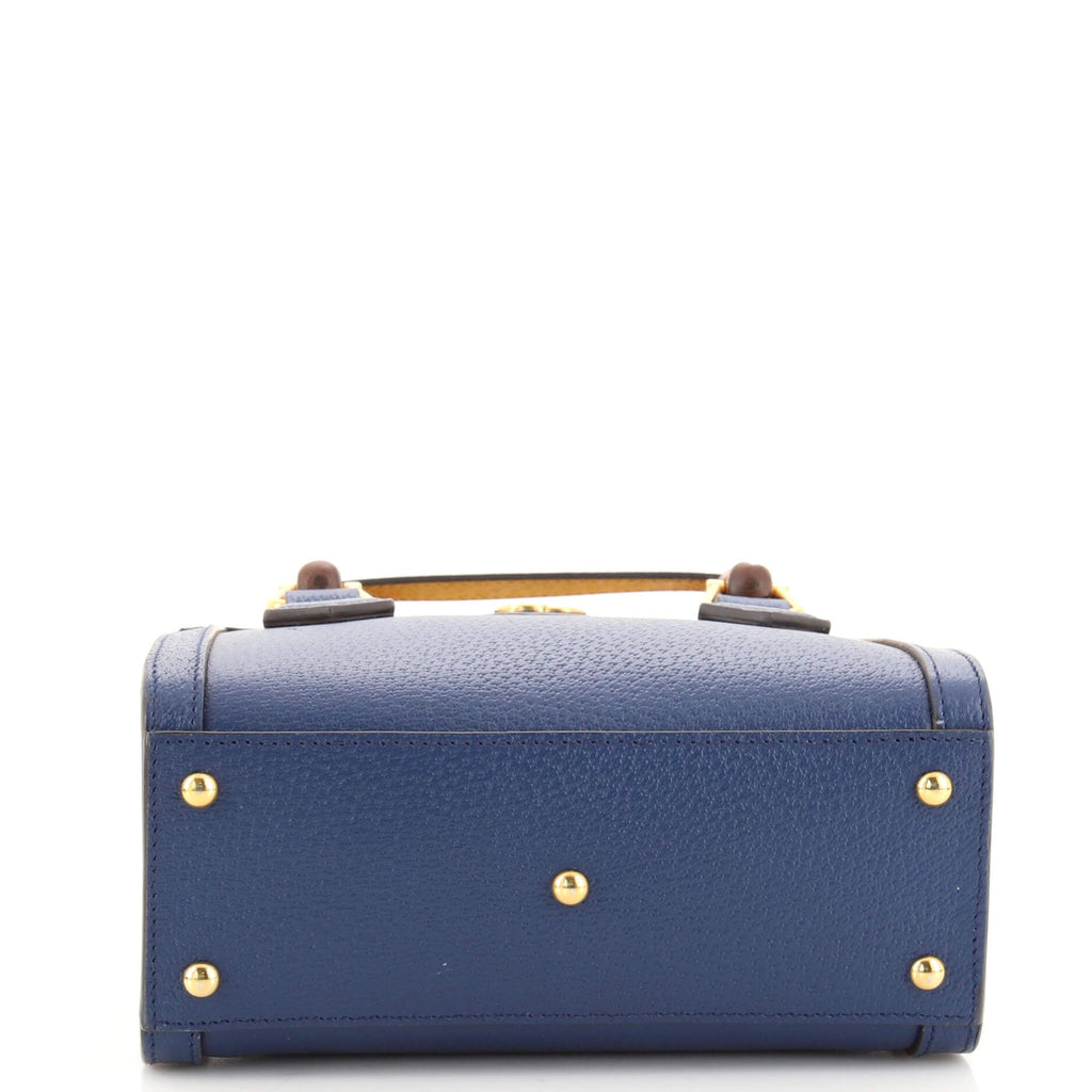 Diana NM Bamboo Handle Tote Leather Mini