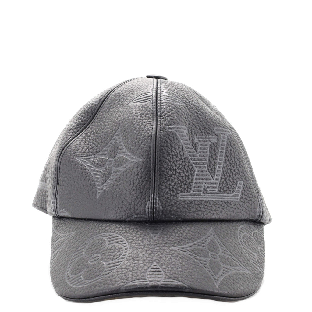 Baseball Cap Monogram Shadow Leather