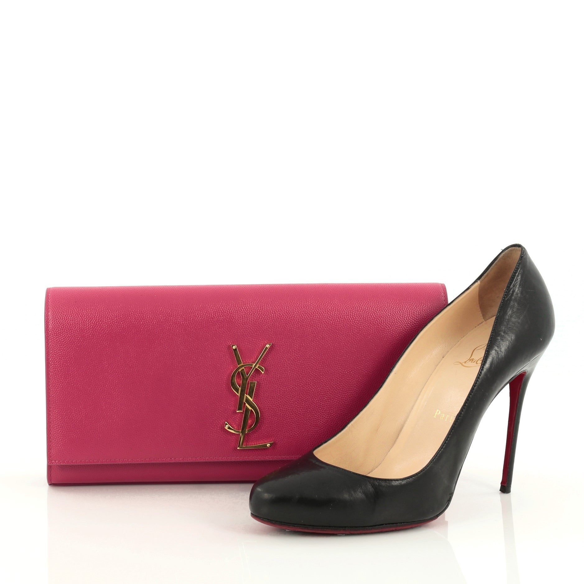 Classic Monogram Clutch Leather Medium
