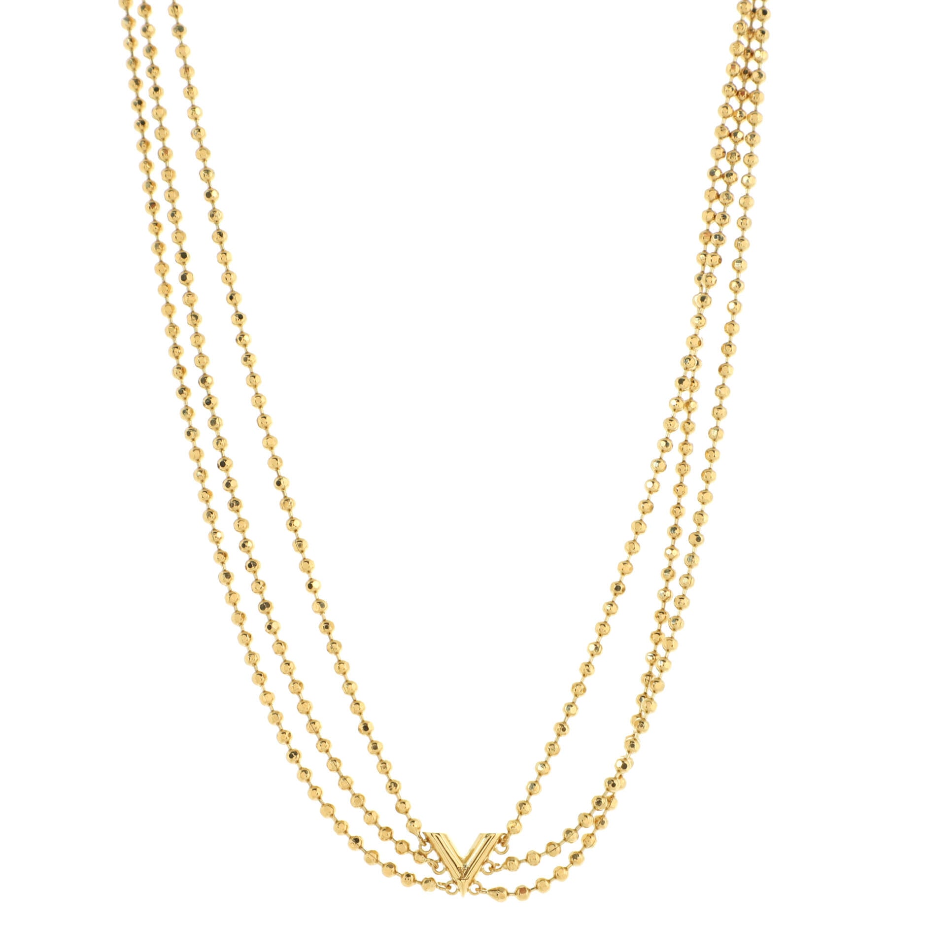 Essential V Skin Necklace Metal