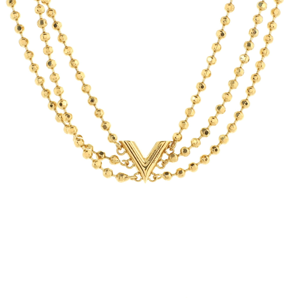 Essential V Skin Necklace Metal