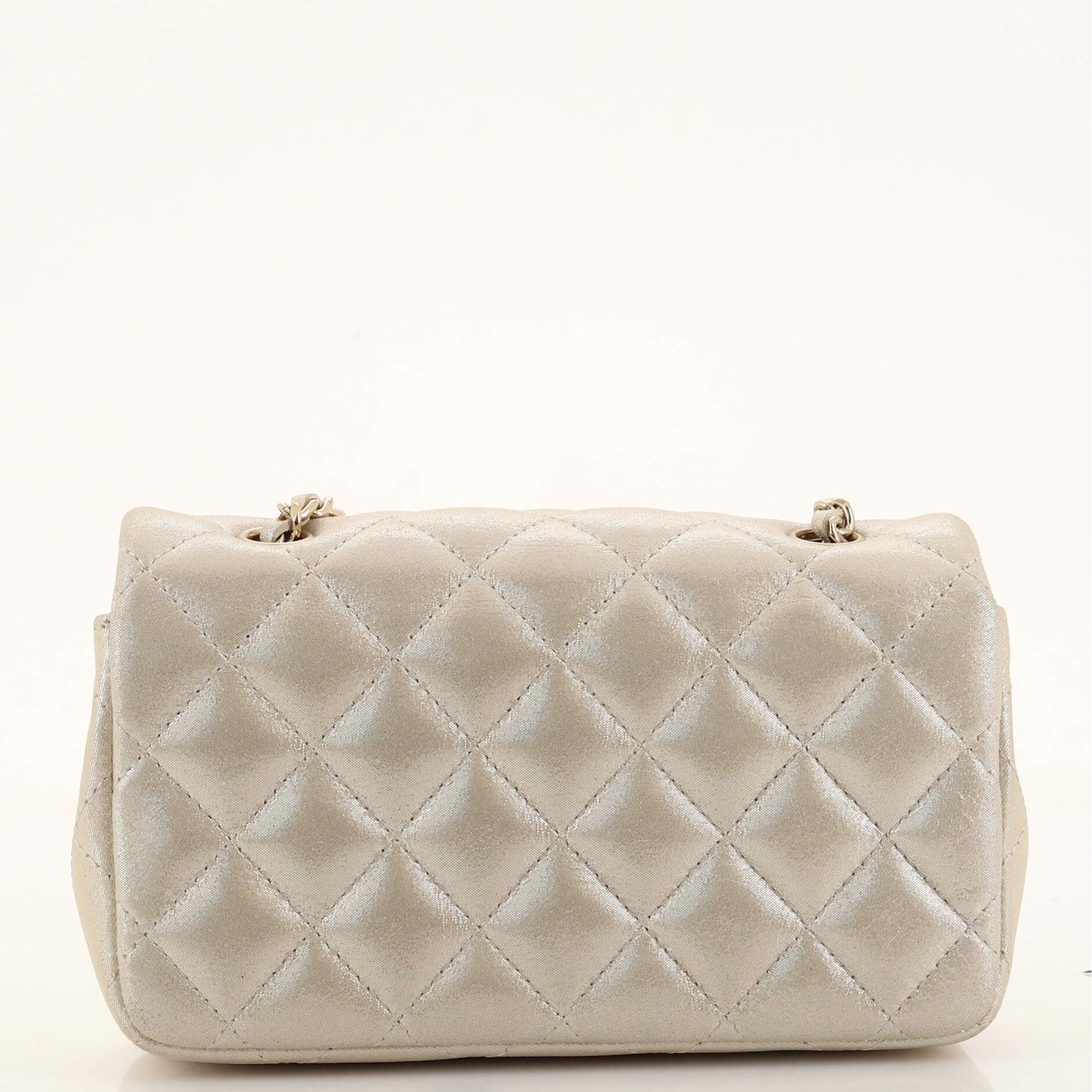 Classic Single Flap Bag Quilted Iridescent Caviar Extra Mini
