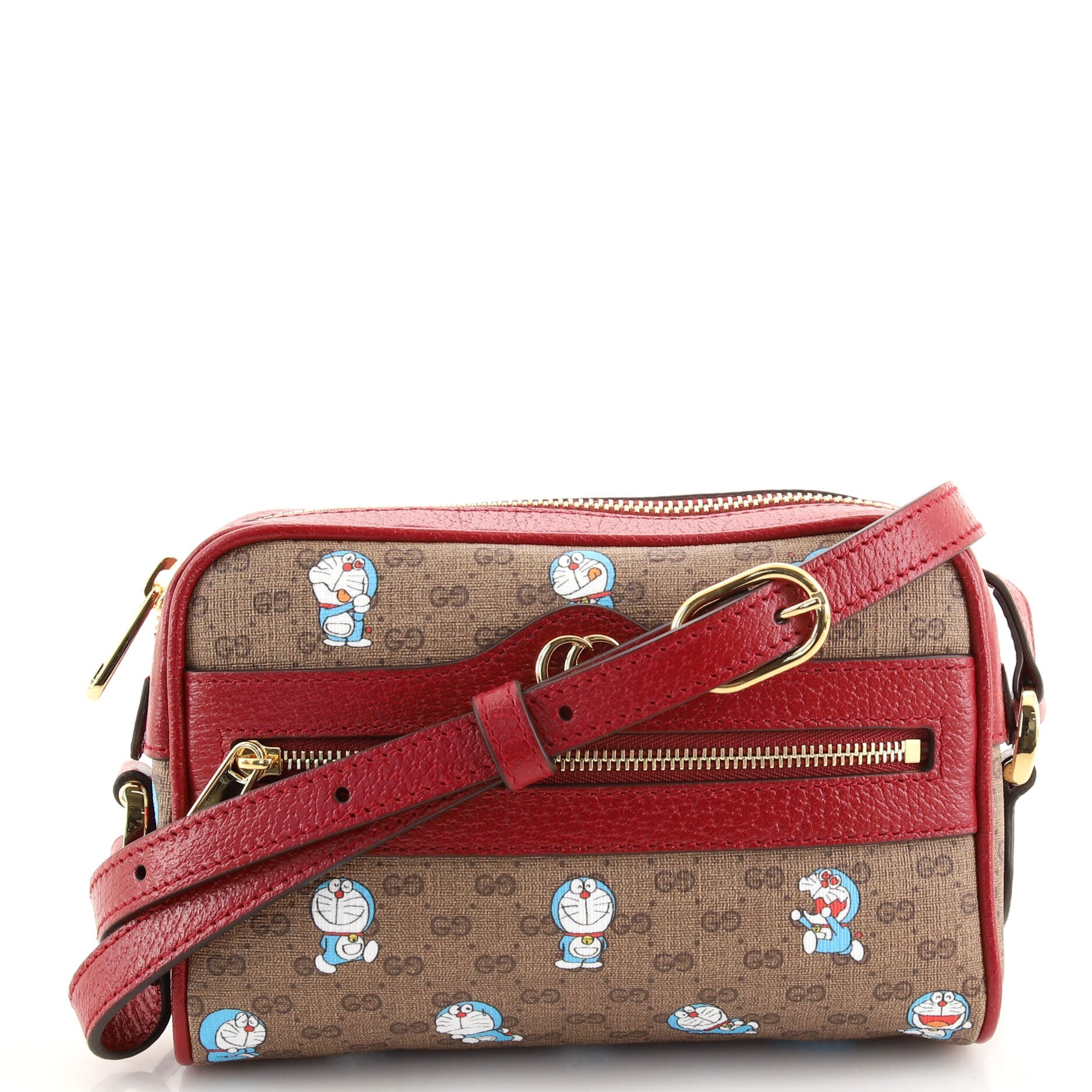 Doraemon Crossbody Bag Printed Mini GG Coated Canvas Mini