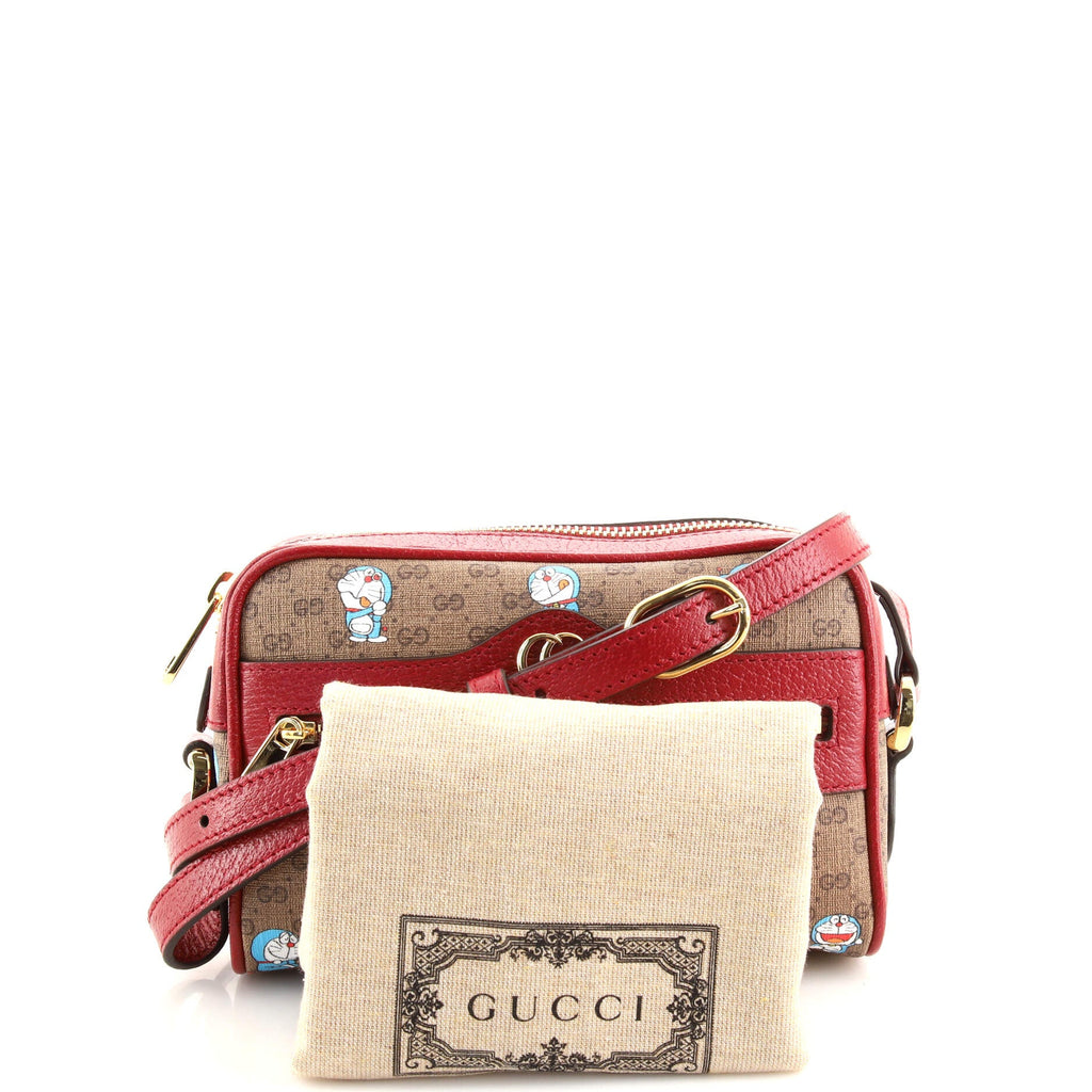 Doraemon Crossbody Bag Printed Mini GG Coated Canvas Mini