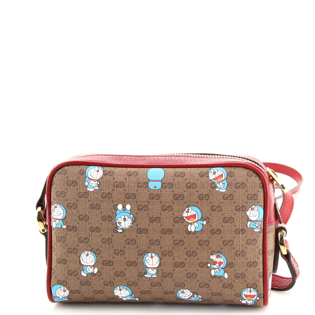 Doraemon Crossbody Bag Printed Mini GG Coated Canvas Mini
