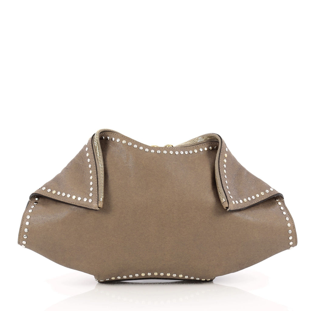 De Manta Clutch Studded Leather Large