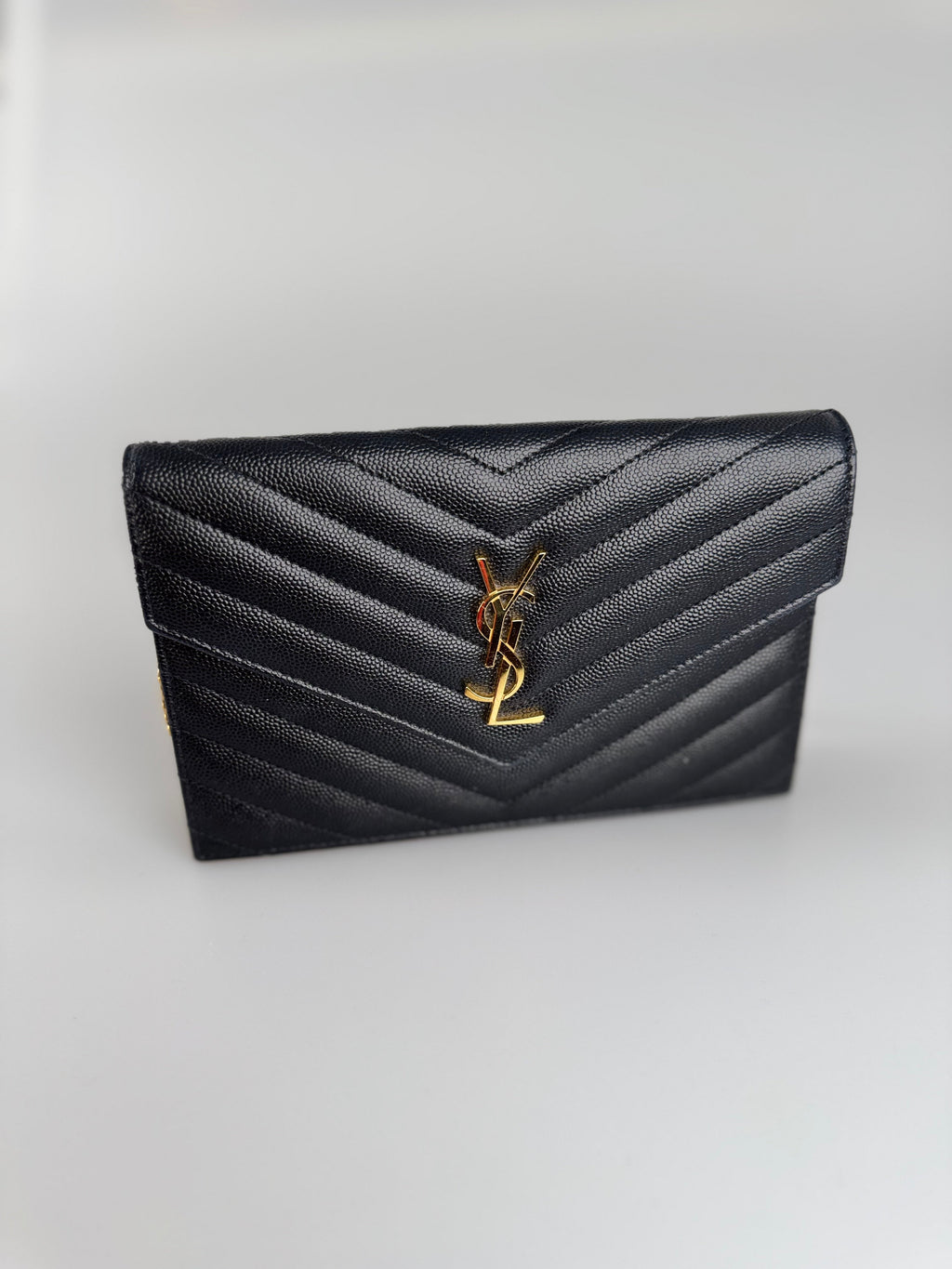 Saint Laurent YSL Chain Wallet Monogram Nero Wallet On A Chain bag