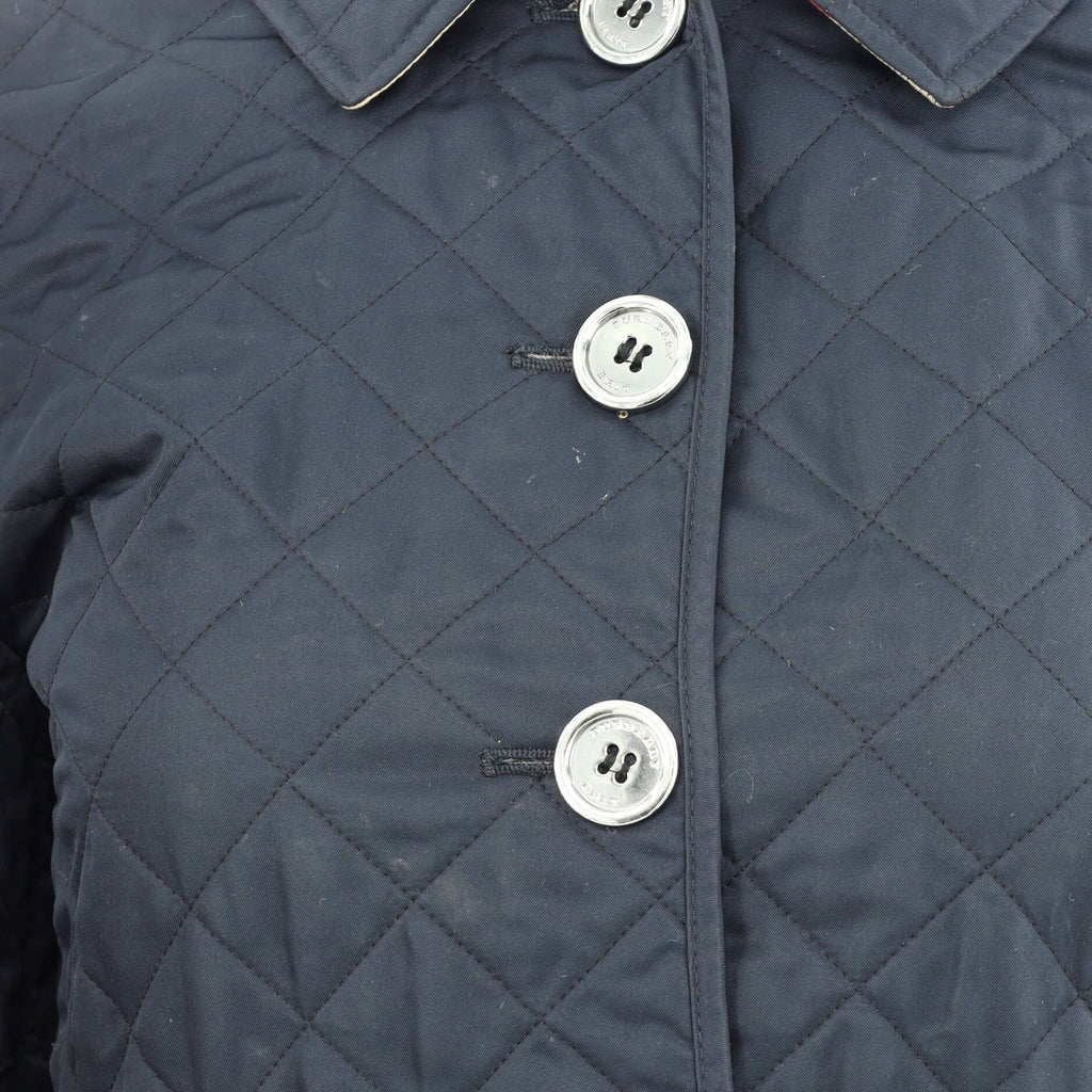 Women's Button-Up Jacket Quilted Polyester Blend