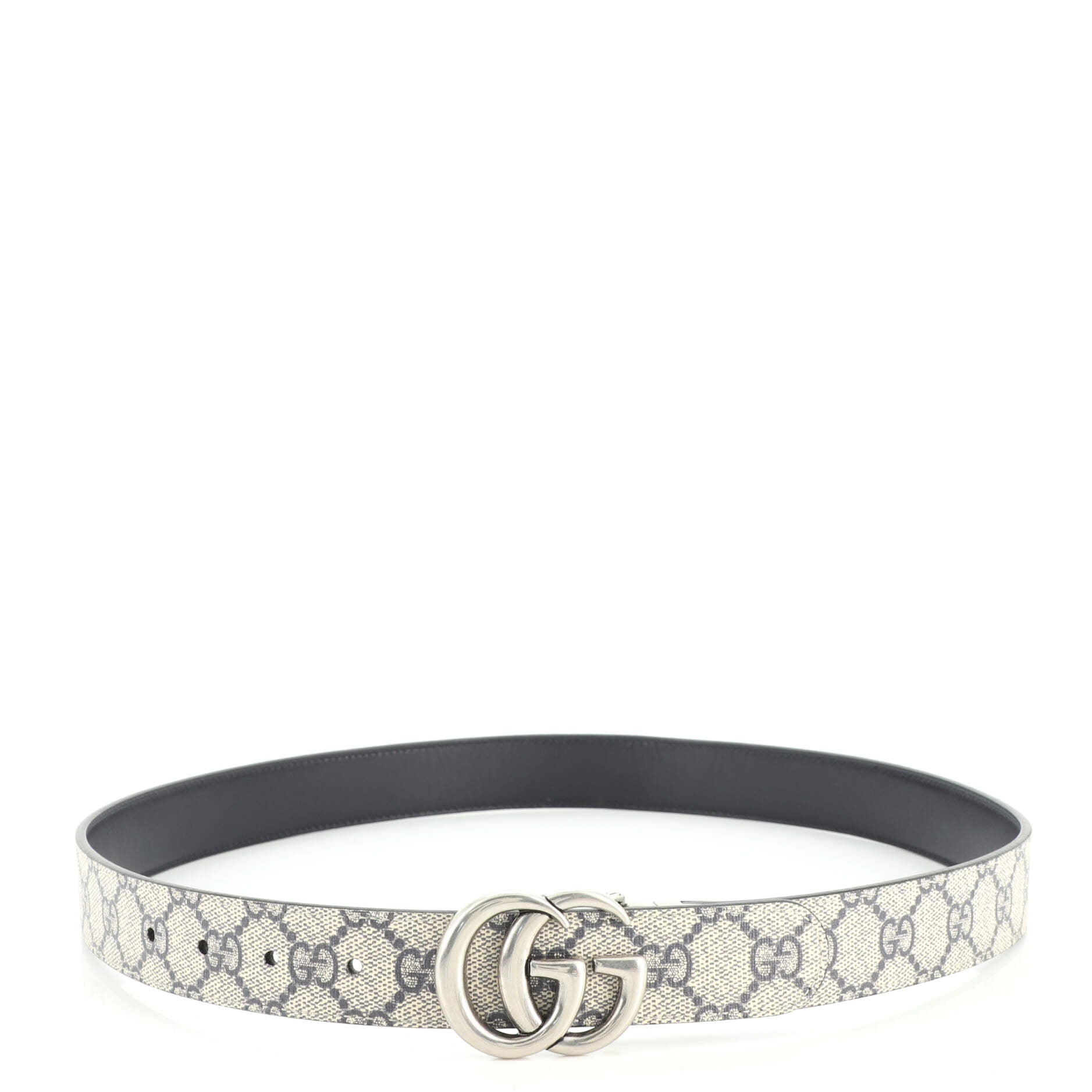GG Marmont Reversible Belt GG Coated Canvas and Leather Medium 90