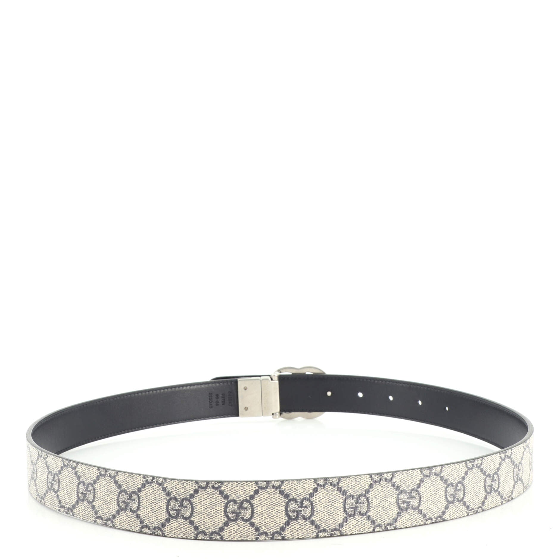GG Marmont Reversible Belt GG Coated Canvas and Leather Medium 90