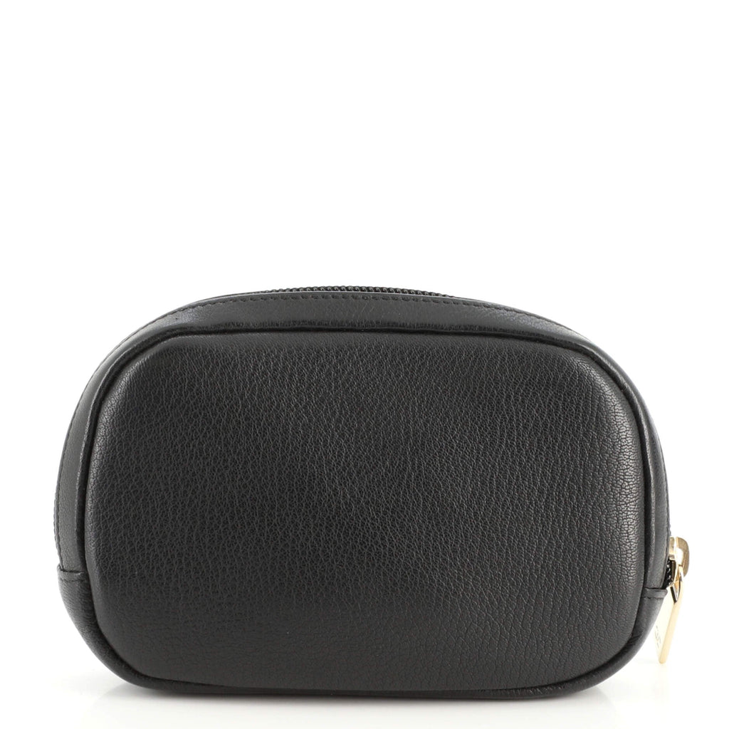 Timeless Round Pouch Calfskin Small