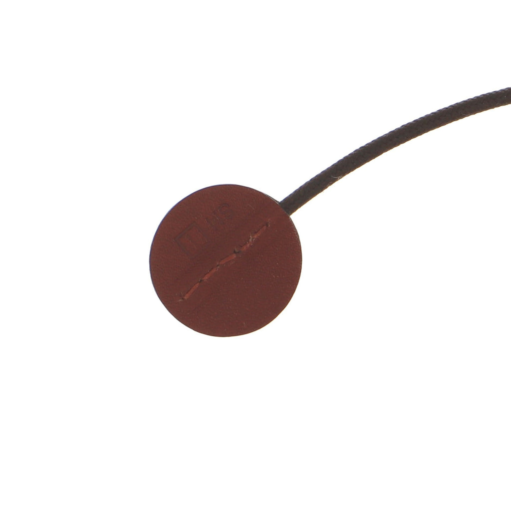 Spiral Pendant Long Necklace Leather