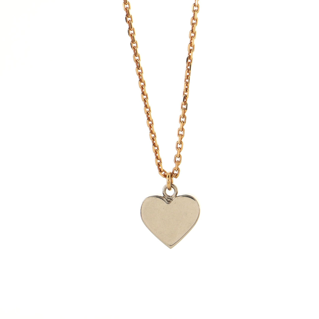 Spiky Valentine Necklace Set Metal with Crystals