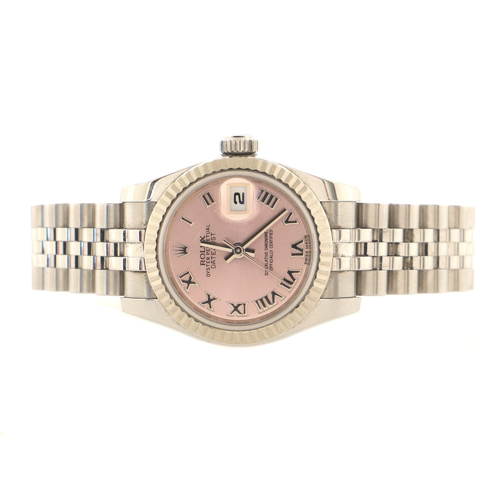 Oyster Perpetual Datejust Automatic Watch Stainless Steel and White Gold 26