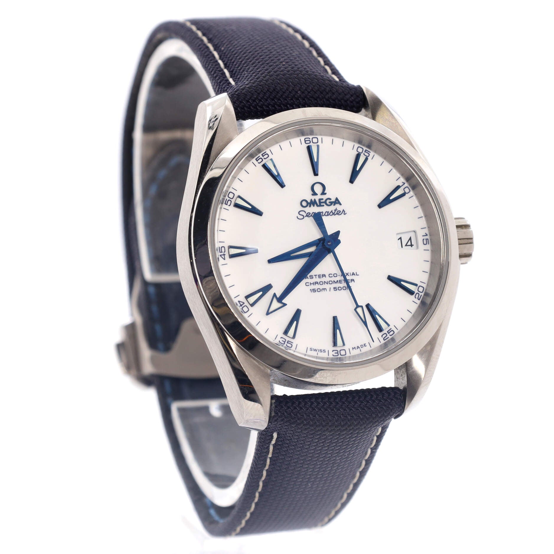 Seamaster Aqua Terra 150M Co-Axial Chronometer Automatic Watch Titanium and Nylon 39