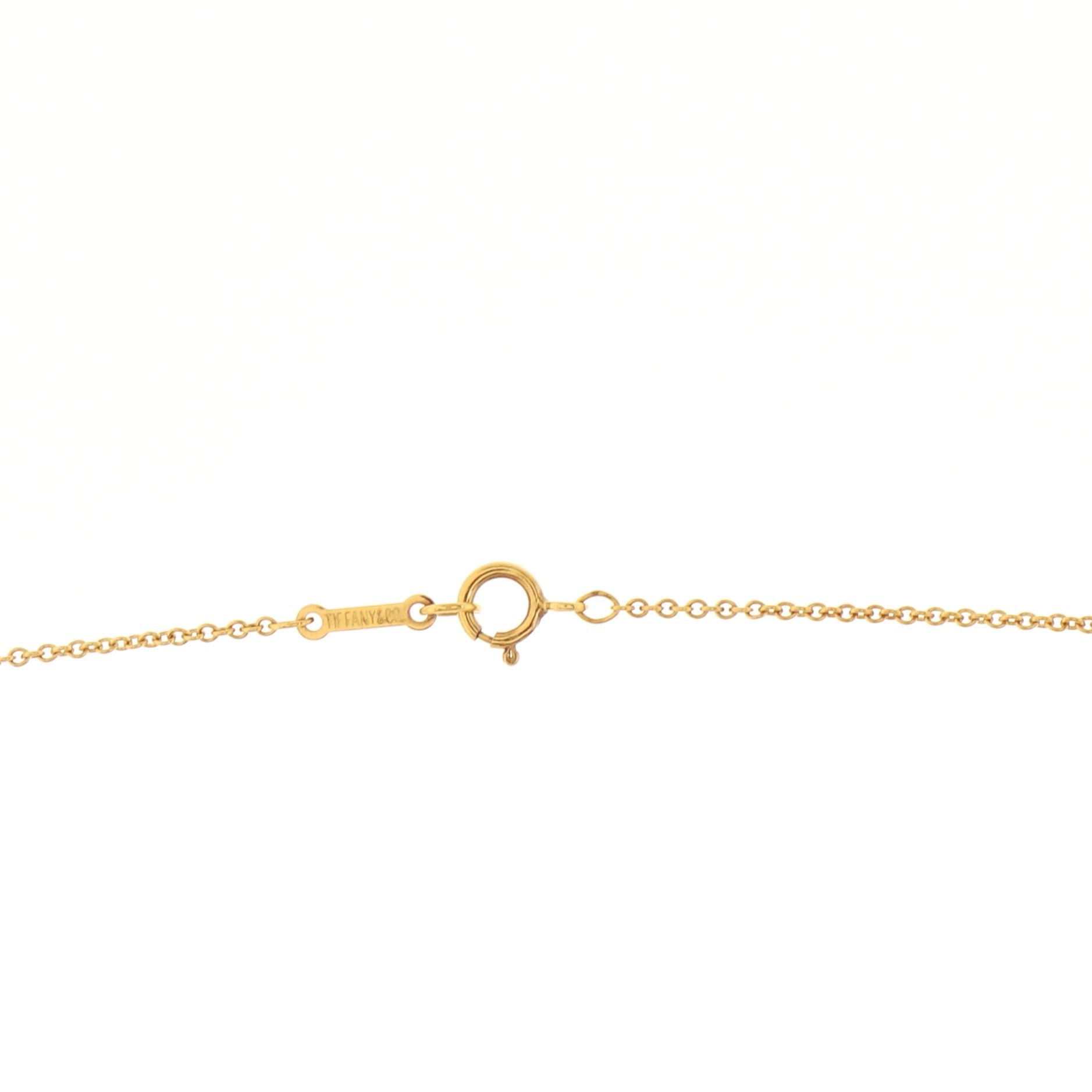 Elsa Peretti Teardrop Necklace 18K Yellow Gold Large