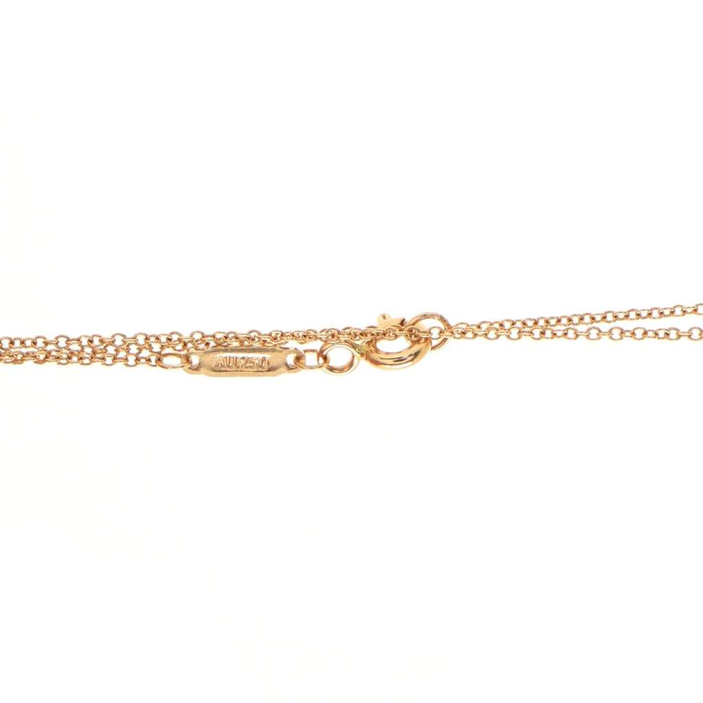 T Smile Pendant Necklace 18K Rose Gold Small