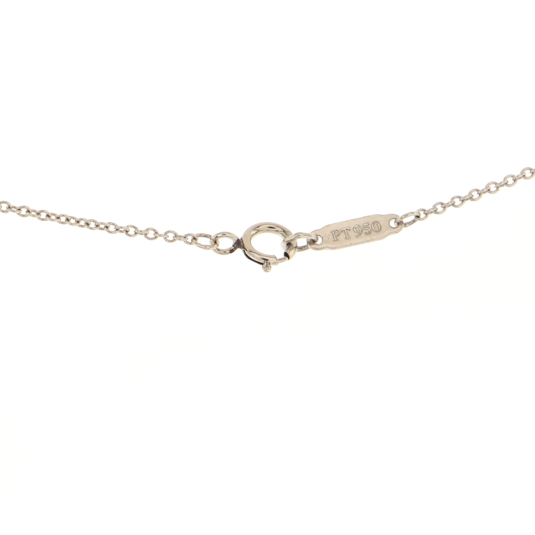 Victoria Pendant Necklace Platinum and Diamonds Mini