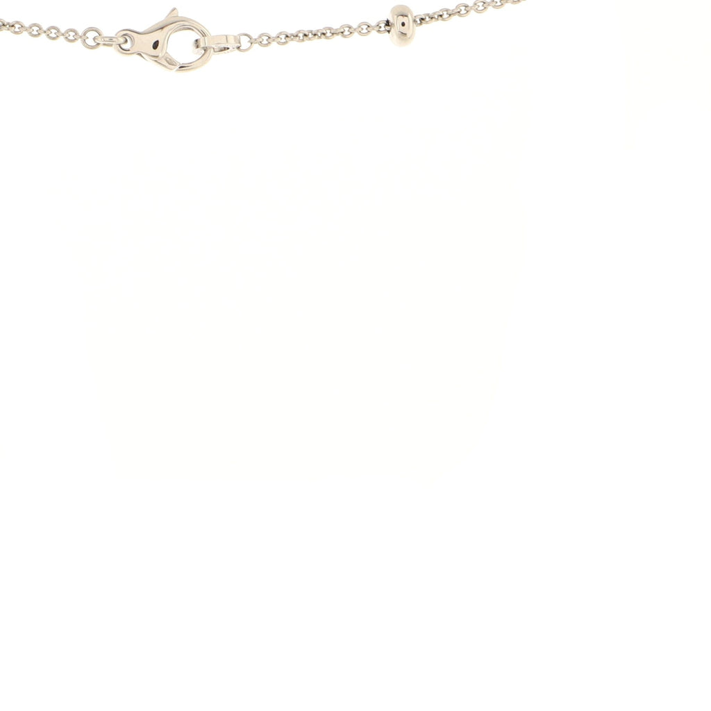 B.Zero1 3 Charm Necklace 18K White Gold