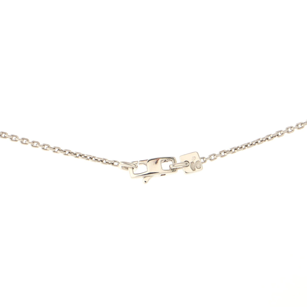 LV Pendant Necklace 18K White Gold