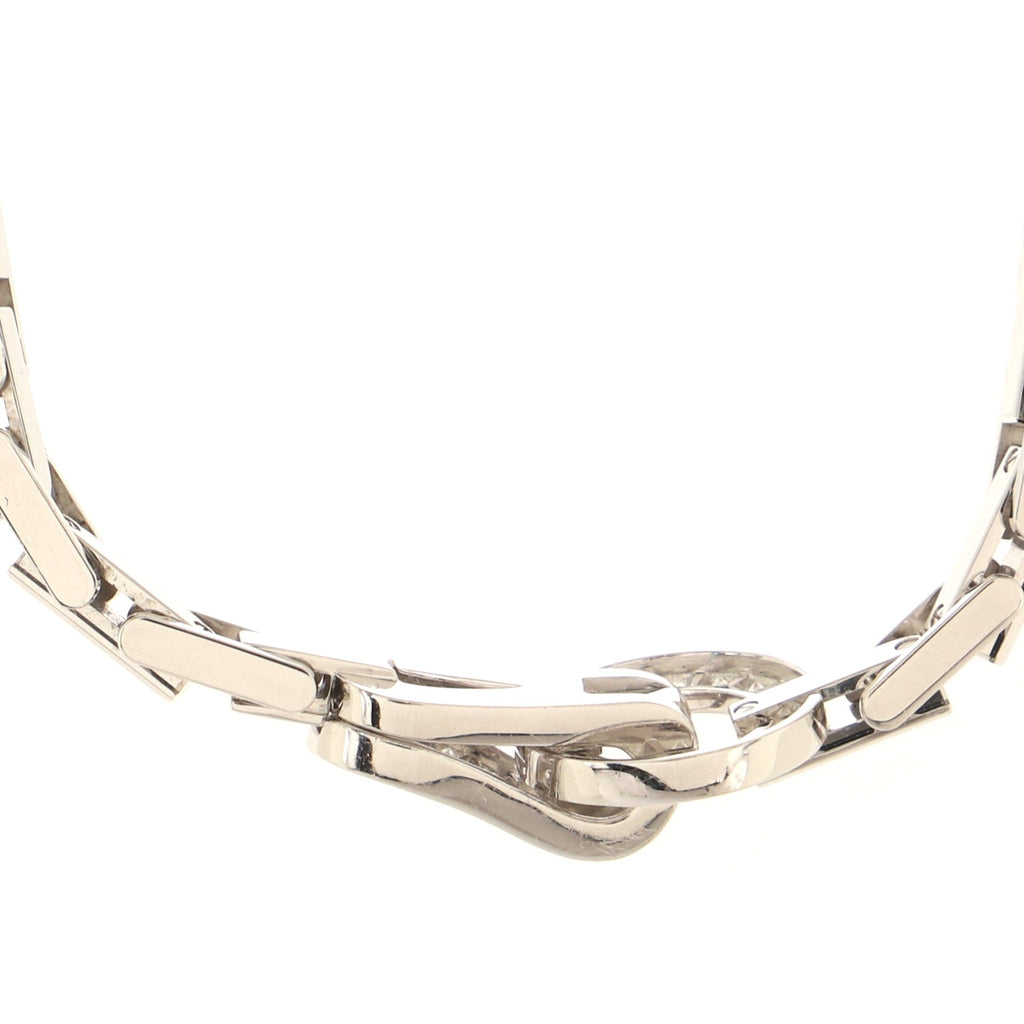 Agrafe Necklace 18K White Gold with Diamonds