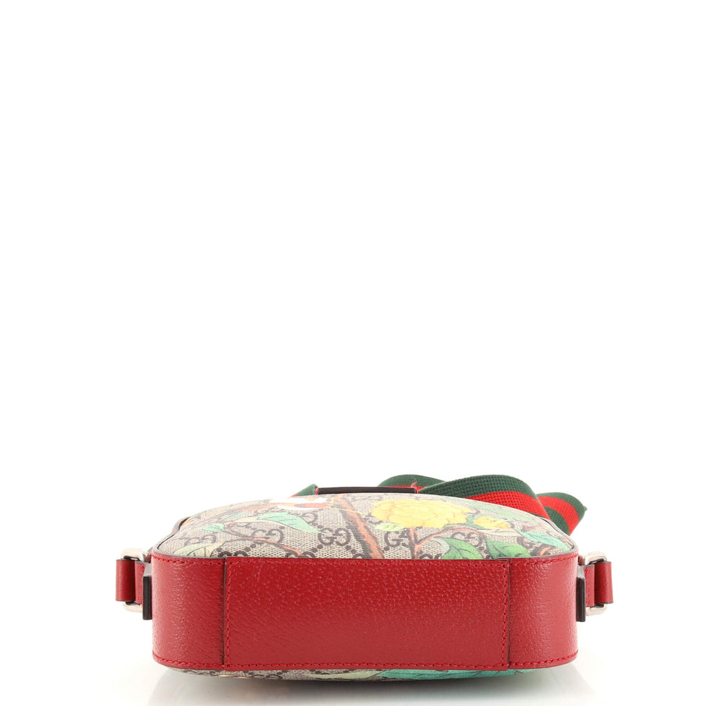 Camera Shoulder Bag Tian Print GG Coated Canvas Mini