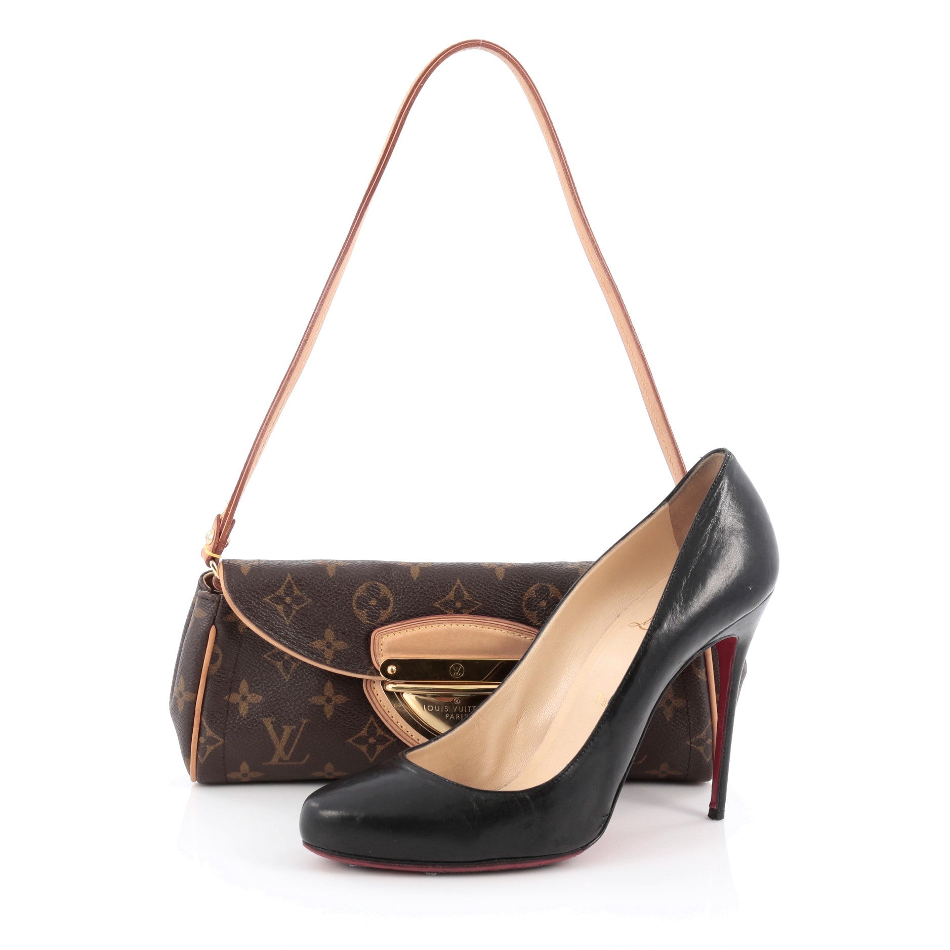 Beverly Clutch Monogram Canvas