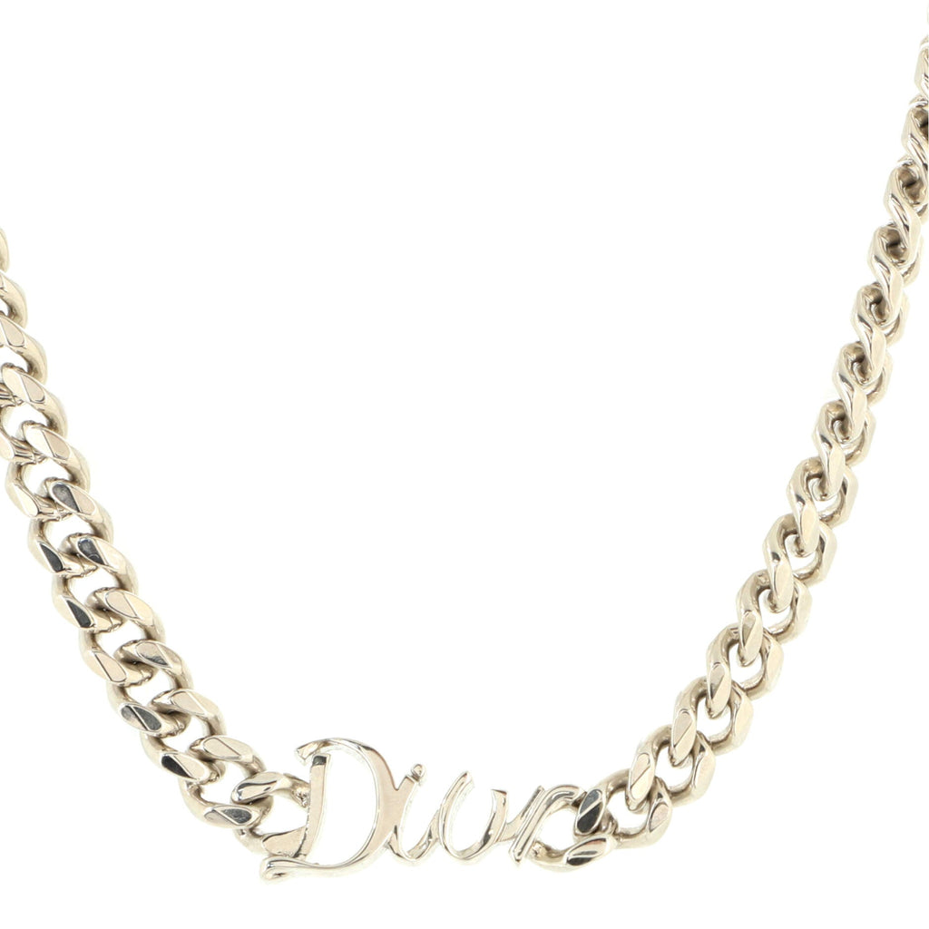 Dior Rubbon Necklace Metal