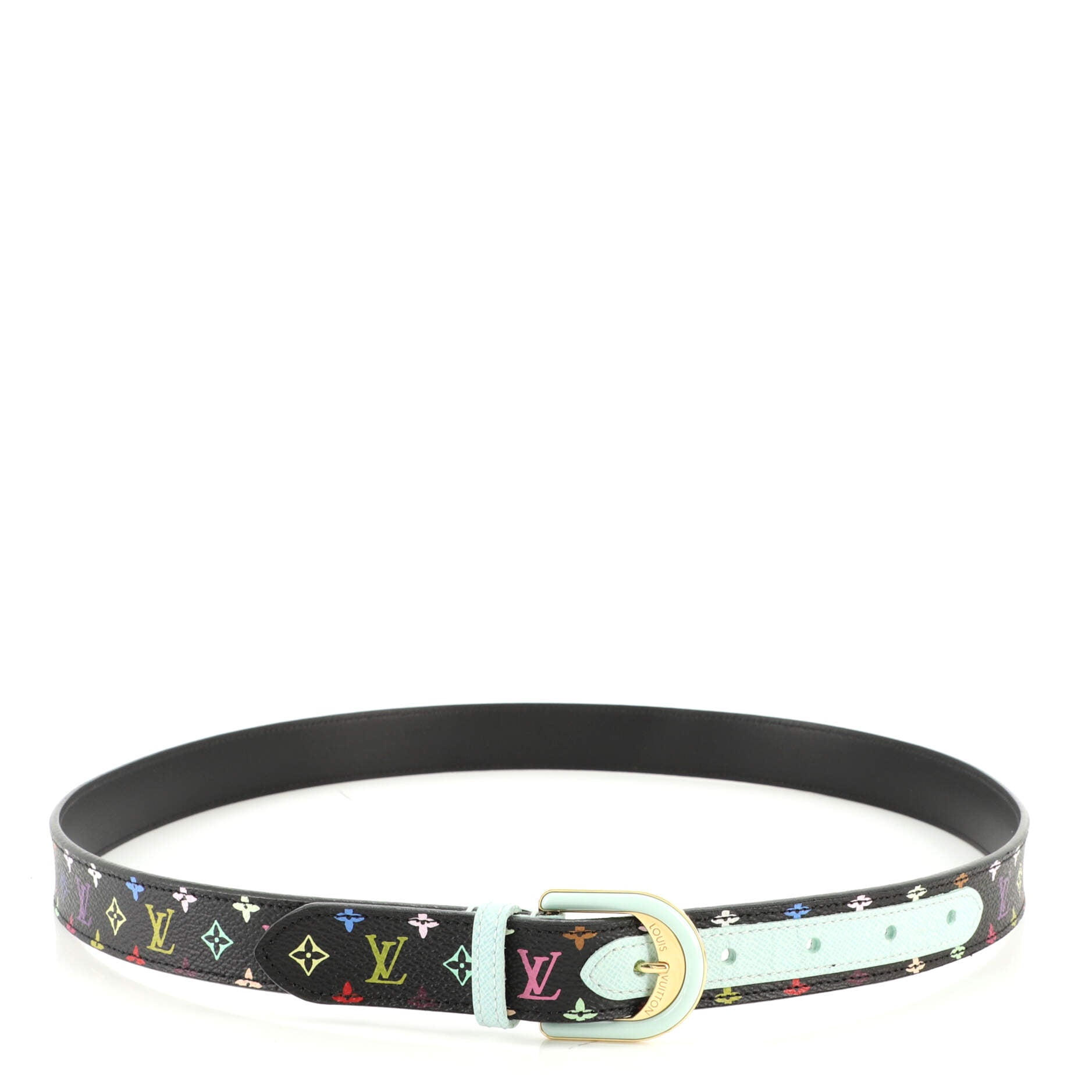 Belt Monogram Multicolor Thin 85