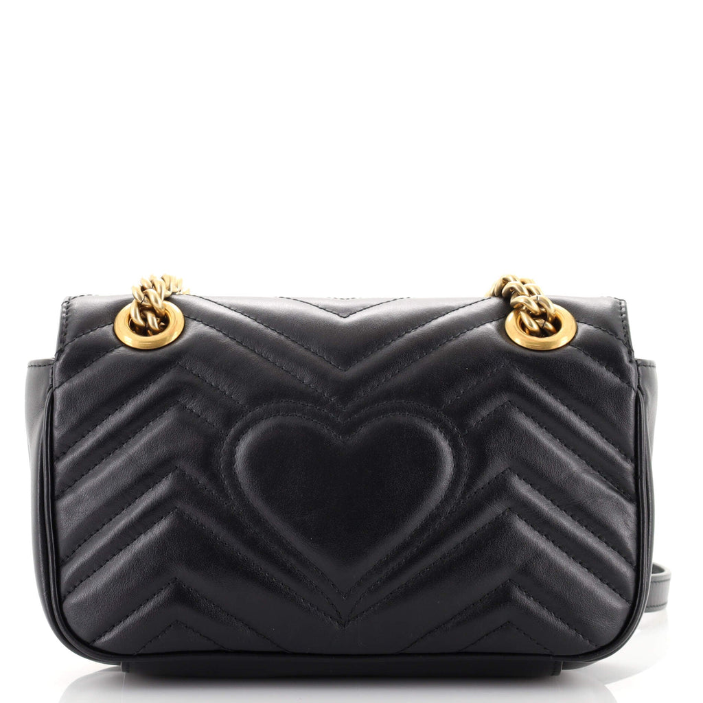 GG Marmont Flap Bag Matelasse Leather Mini