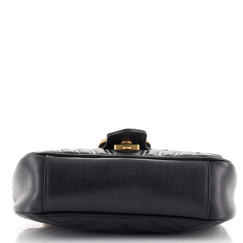 GG Marmont Flap Bag Matelasse Leather Mini