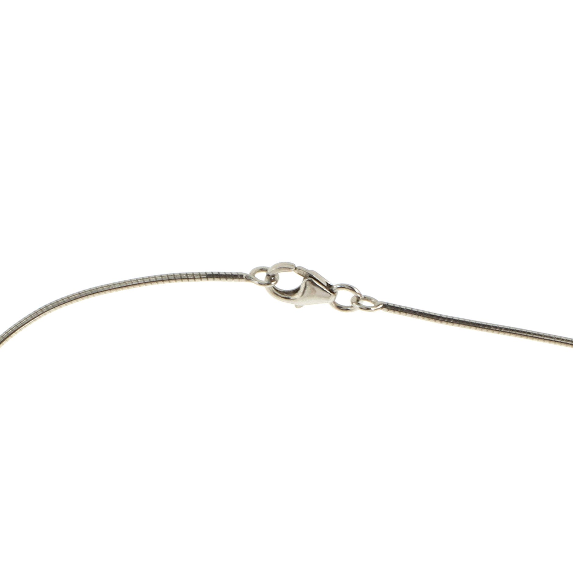 Pop H Pendant Cord Necklace Metal and Enamel