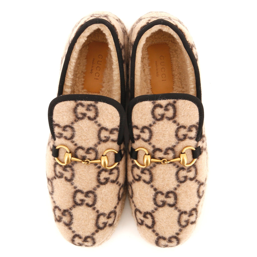Women's Fria Horsebit Loafers GG Wool