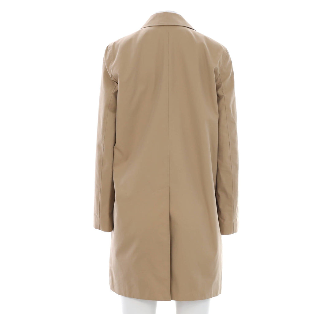 Women's Single Breasted Short Trench Coat Cotton