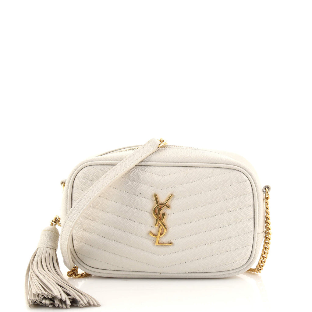 Lou Camera Bag Matelasse Chevron Leather Mini