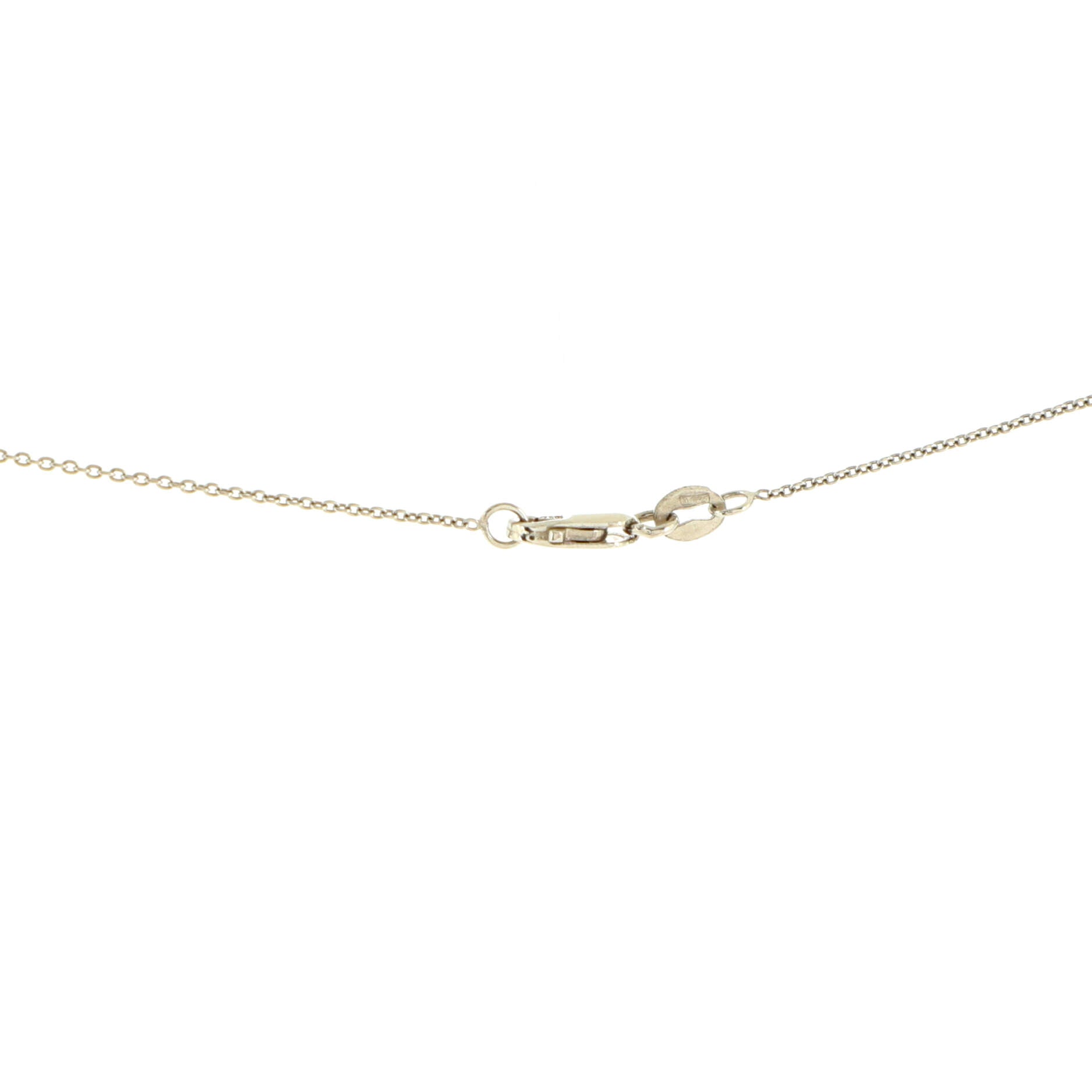 Tiny Treasures Crown Pendant Necklace 18K White Gold with Diamonds