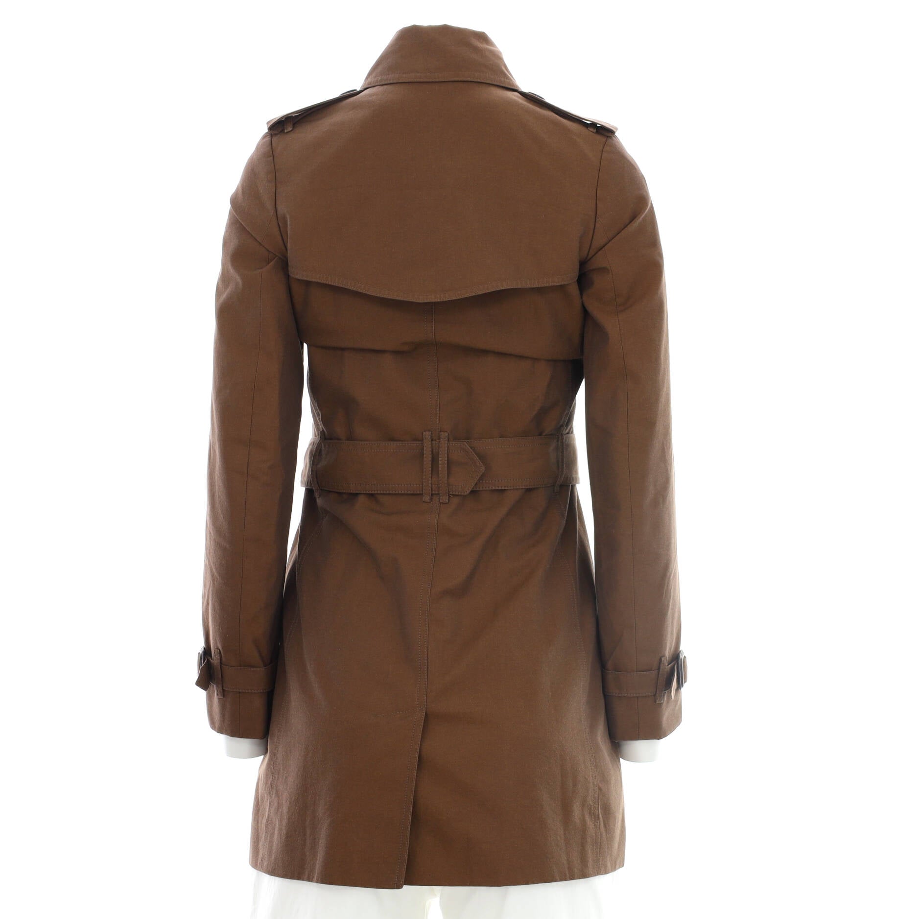 Women's Mid-Length Trench Coat Cotton Blend