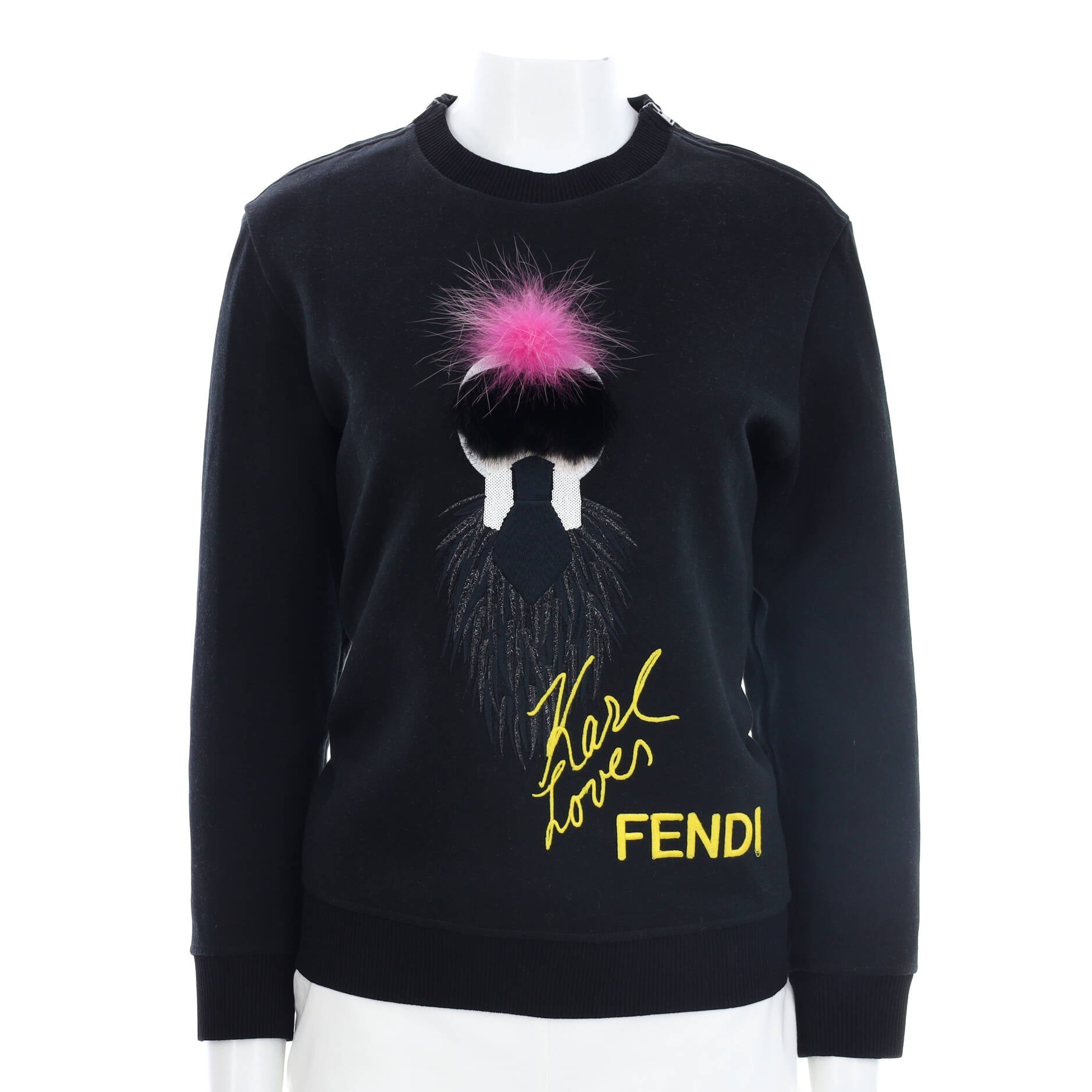 Women's Karl Loves Fendi Sweatshirt Cotton Blend