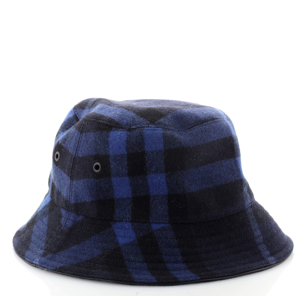 Bucket Hat House Check Wool