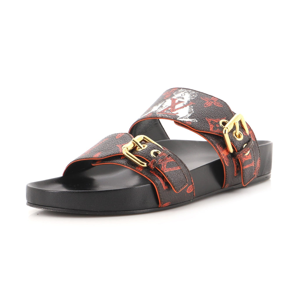 Women's Bom Dia Flat Mules Limited Edition Grace Coddington Catogram Canvas
