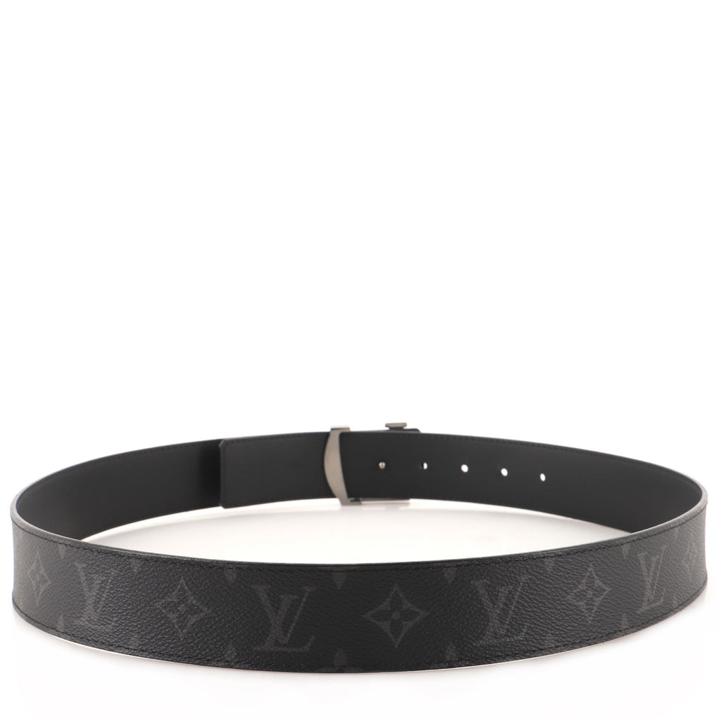 LV Initiales Reversible Belt Monogram Eclipse Canvas Wide 95